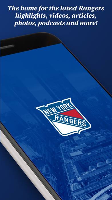 New York Rangers Official App Screenshot