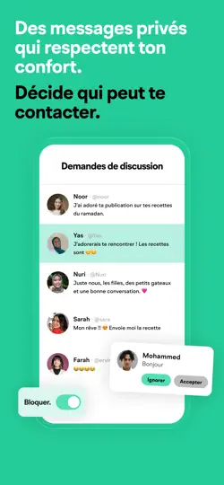 Capture d'écran de Le Réseau Pour Musulmans sur iPhone 5