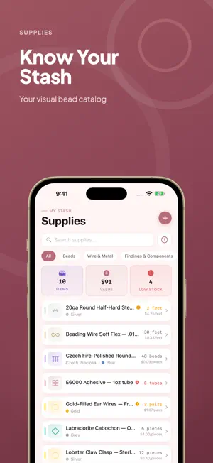 Jewelry Making Tracker - Clasp screenshot 3