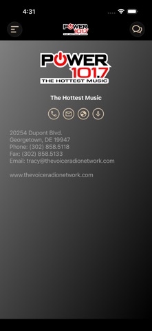 Power 101.7 screenshot