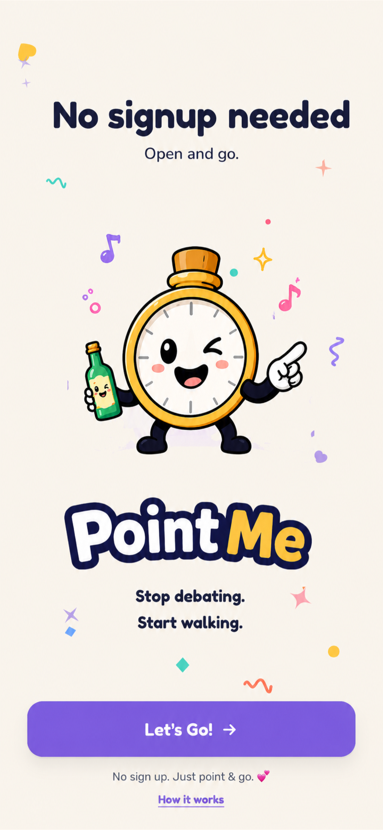 PointMe: Bar & Café Compass