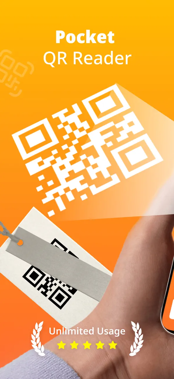 #1. Pocket QR Code Reader Scanner (iOS) Ved: Michael Hunter