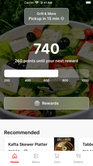 Grill & More To Go app screenshot