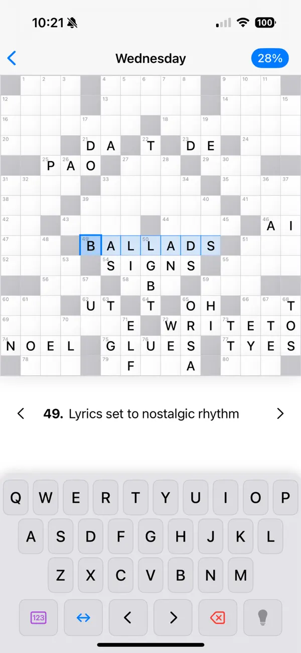 Screenshot #2 pour LocalOne Crosswords
