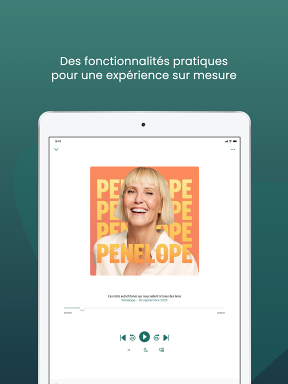 Radio-Canada OHdio iPad screenshot 4 - Entertainment app