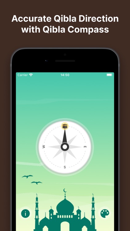 Qibla Compass Direction Finder