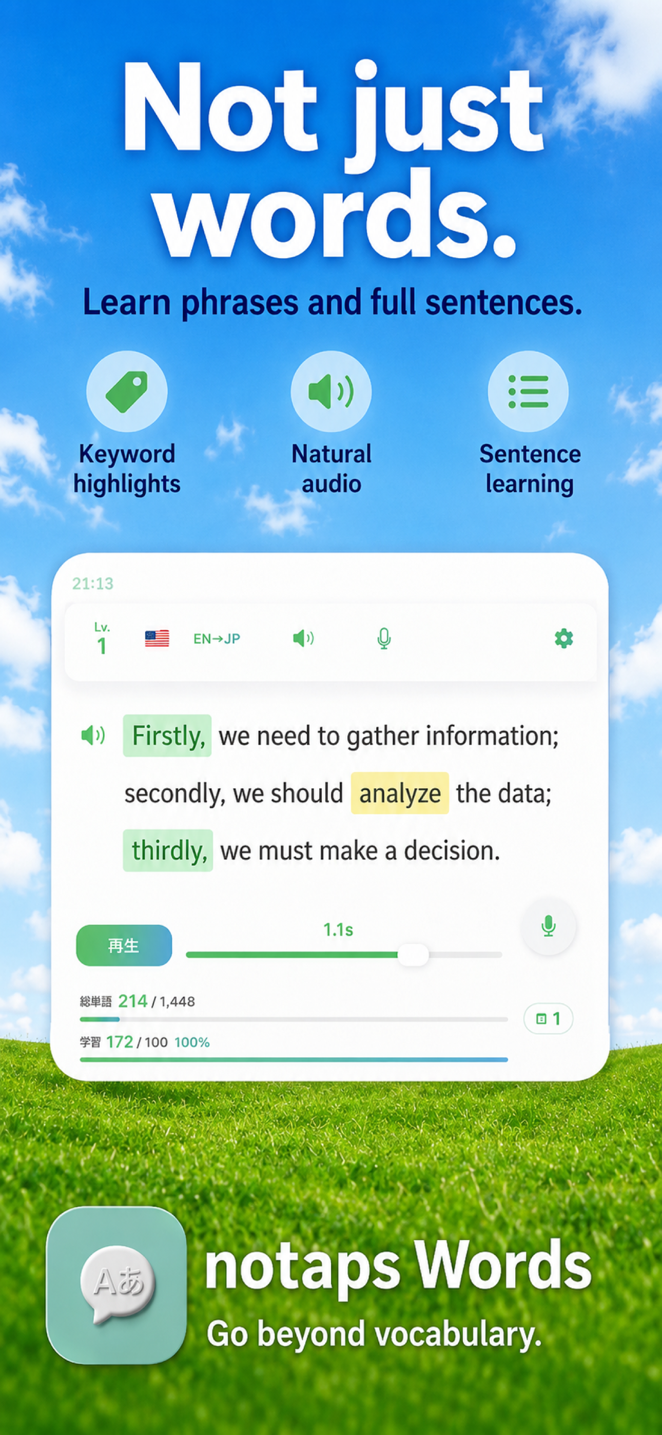 Vocab Listening - notaps