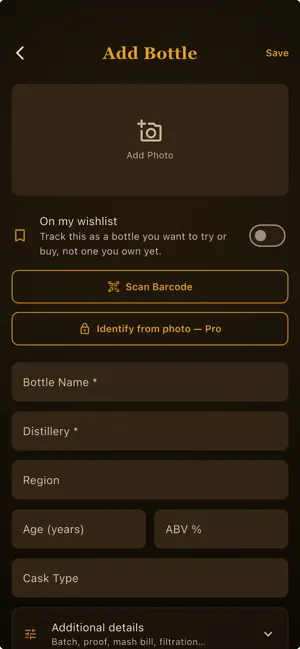 Whiskey Thief Journal screenshot 2