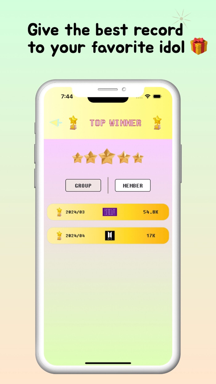 Idol League quiz, vote, rank