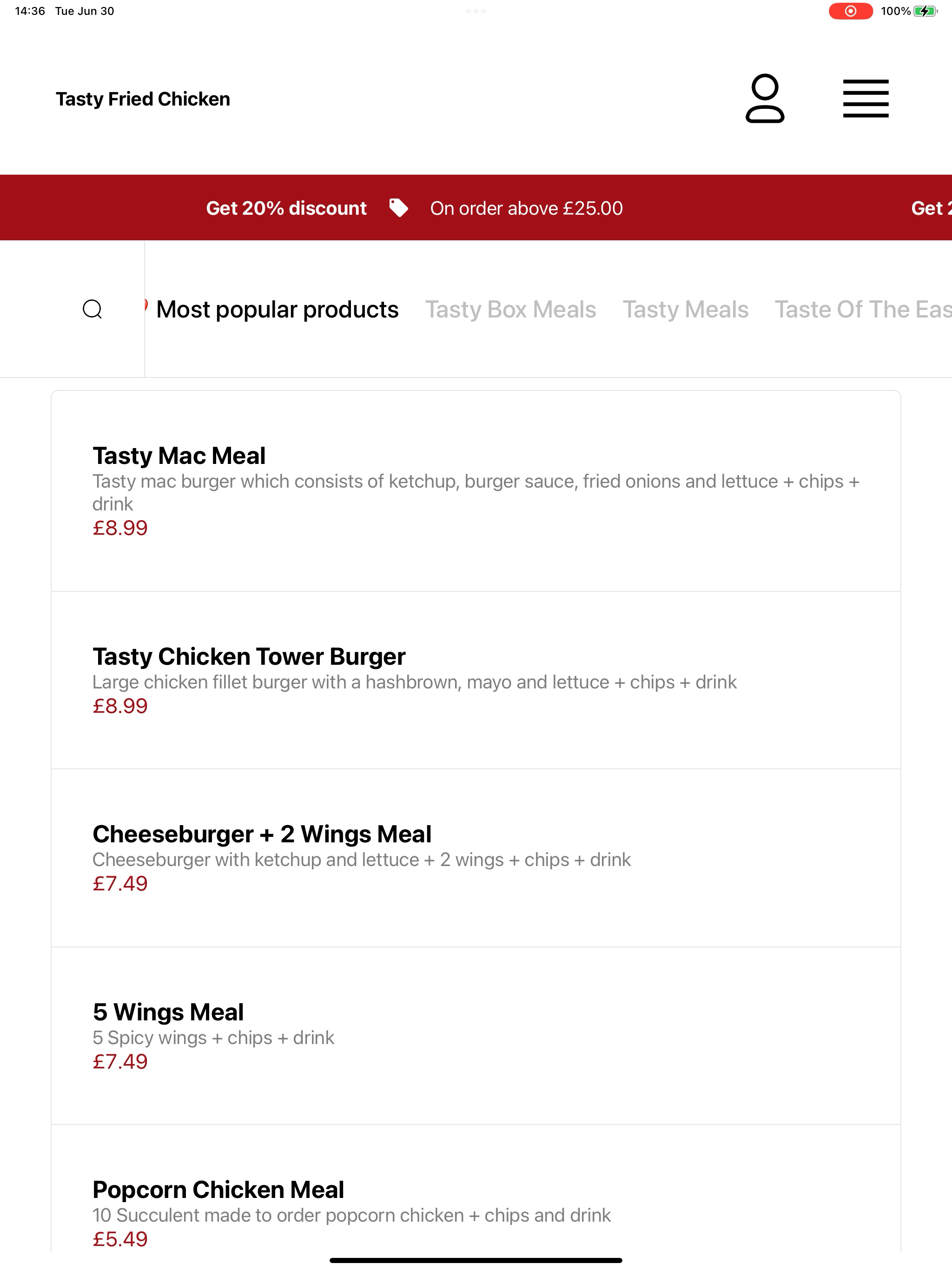Tasty Fried Chicken UK screenshot 6