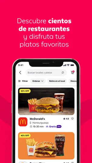 Captura de pantalla de PedidosYa: Comida A Domicilio en iPhone 3