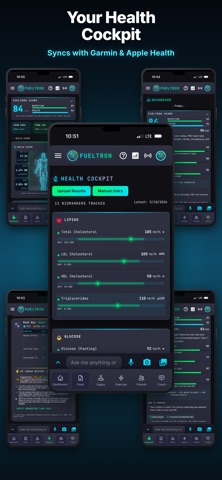 FuelTron: AI Health Optimizer iPhone screenshot