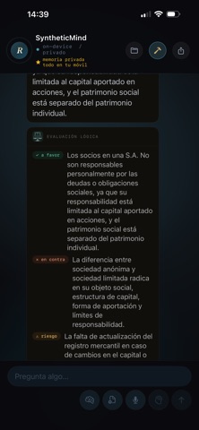 SyntheticMind screenshot