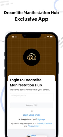 Dreamlife Manifestation Hub iPhone screenshot