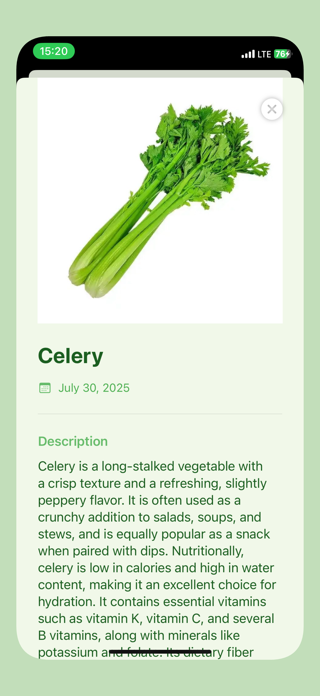 Vegetable ID Plant Identifier Screenshot 3 of 5