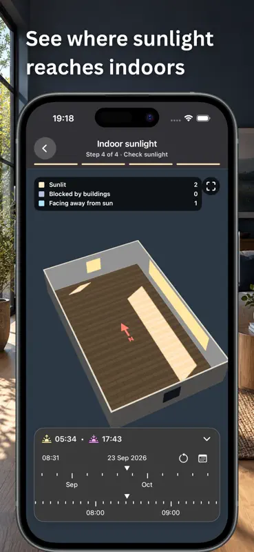 Sun Finder: Sunlight & Shadow screenshot 4 of 9