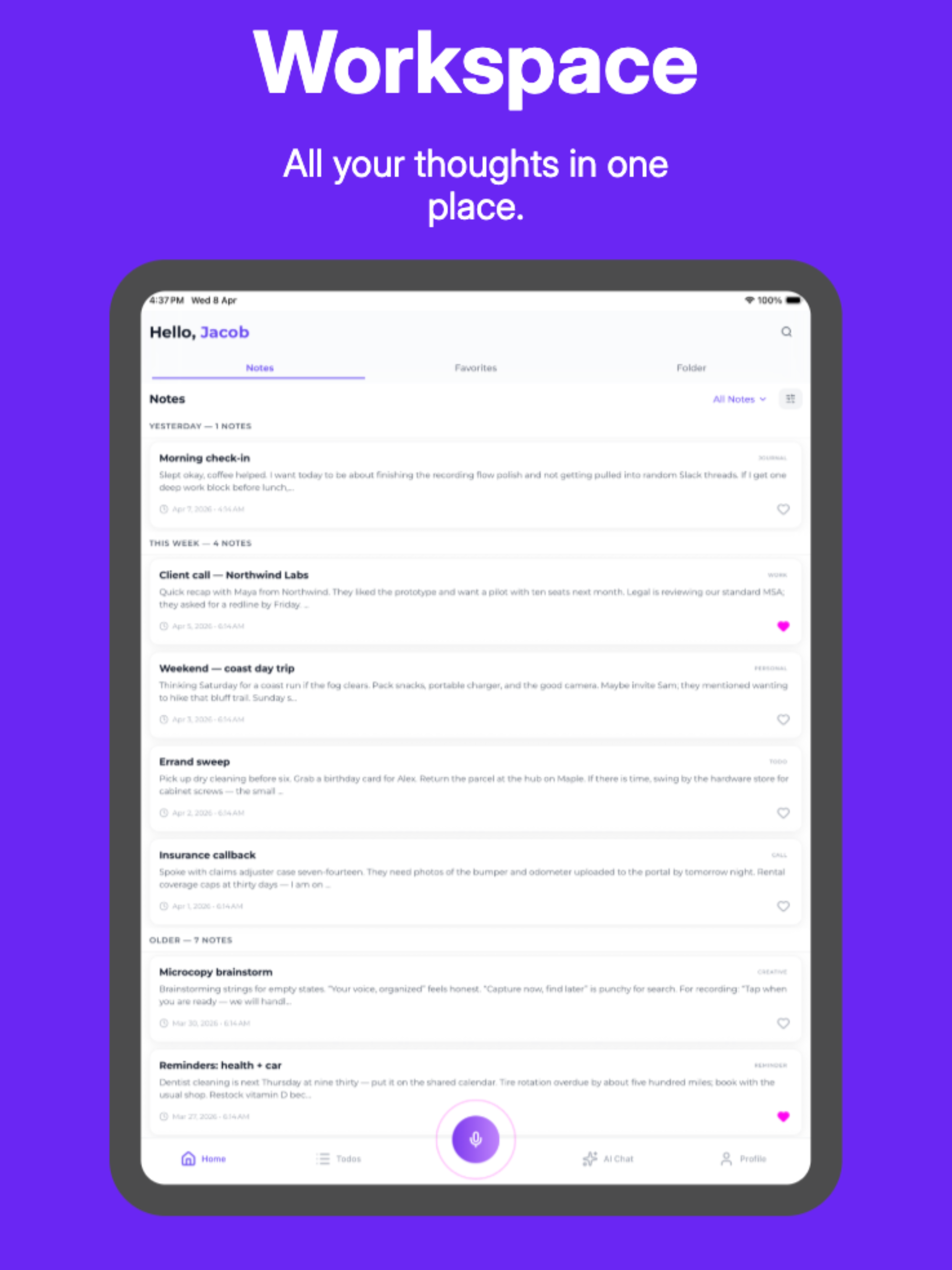 Voice Notes Lab: AI Notes screenshot 13
