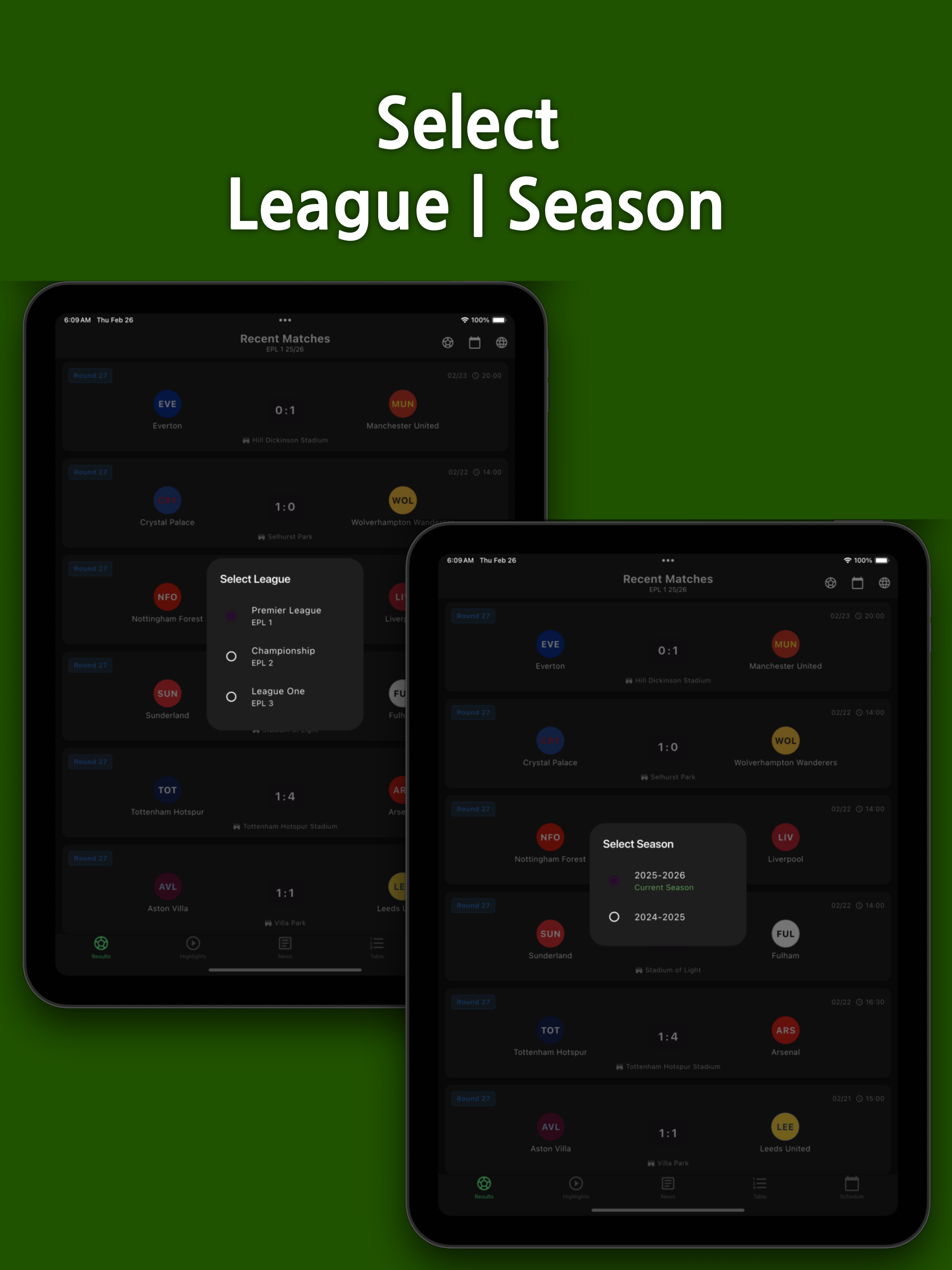 English Football Highlights screenshot 8