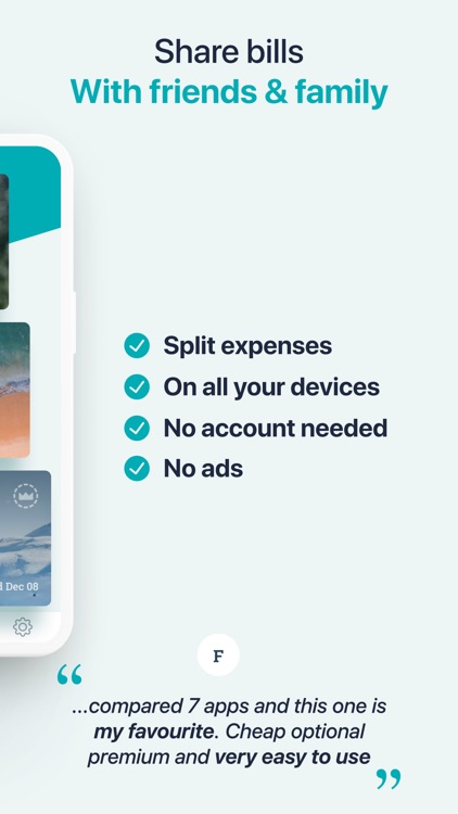 Sesterce – Split expenses