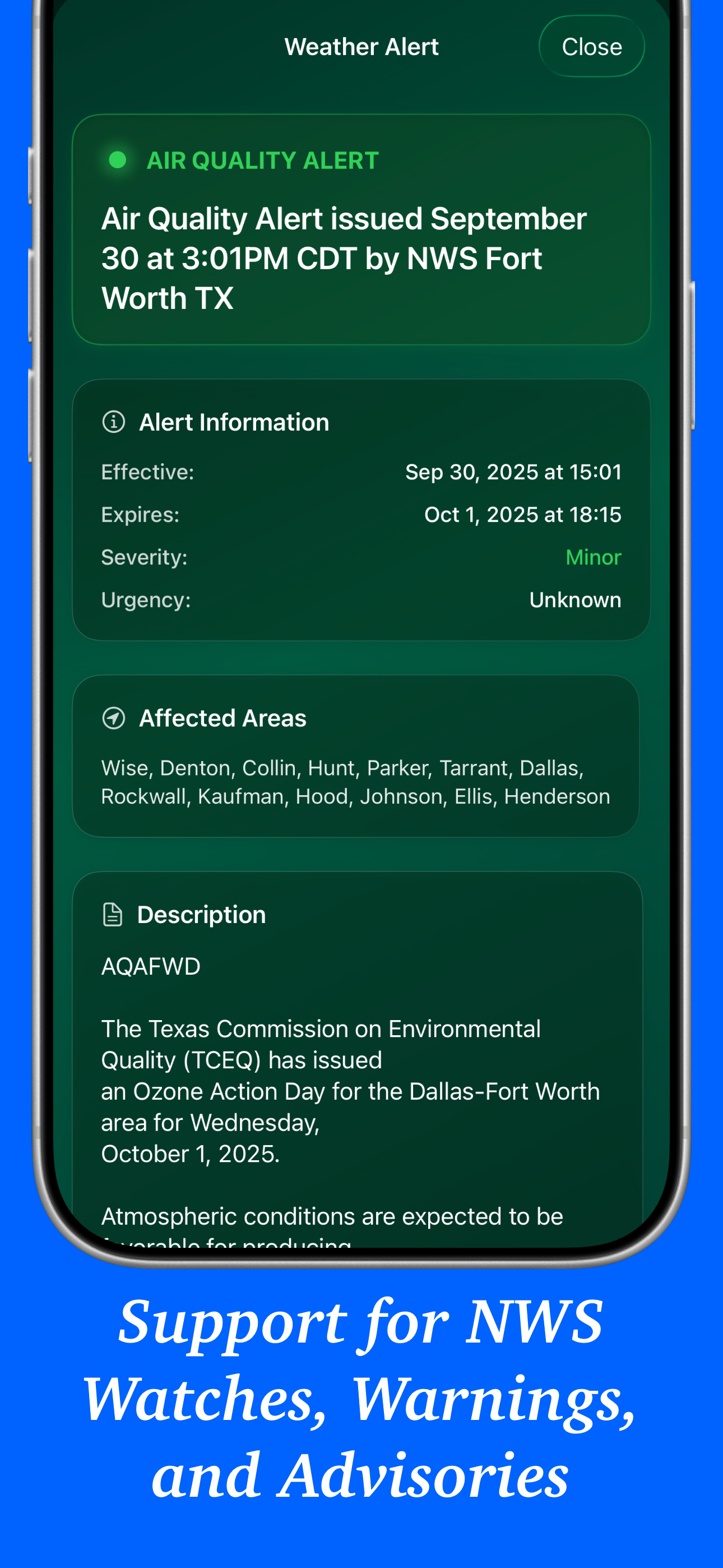 Aeravis Weather screenshot 2