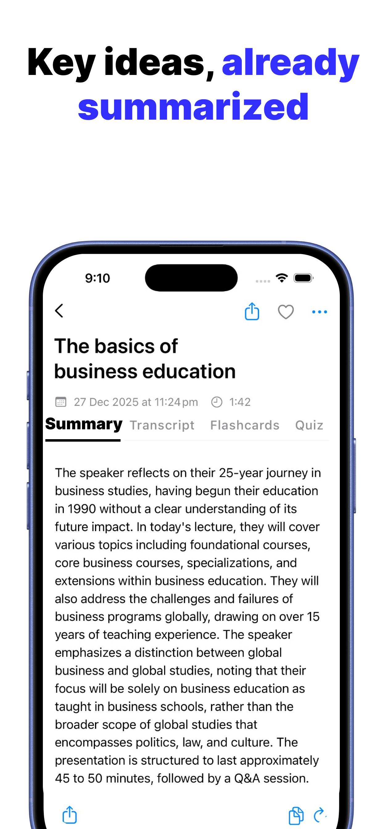 Lecturo: AI Notes & Summary screenshot 4
