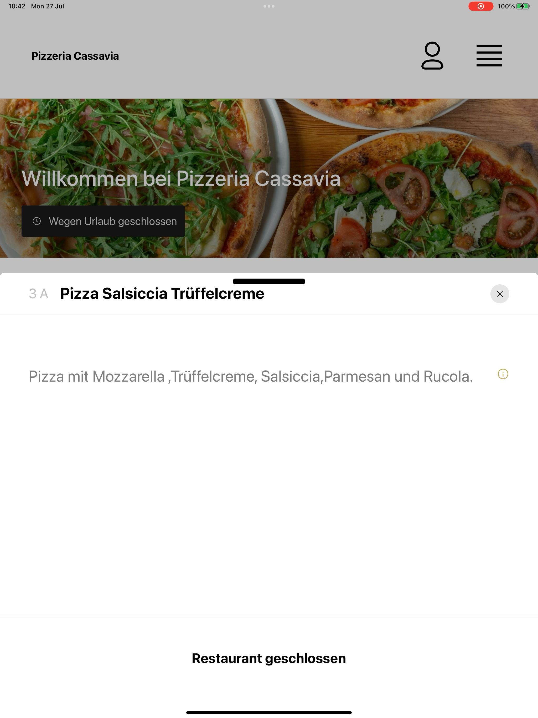 Pizzeria Cassavia screenshot 13