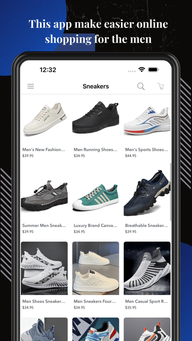 Cheap Men's Sport Shoes Shop Screenshot