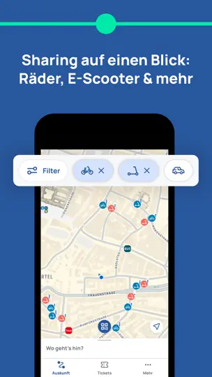 Screenshot von MVGO auf dem iPhone 6