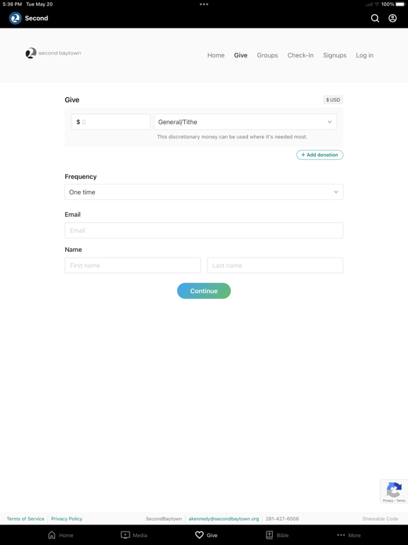 Second Baytown iPad screenshot 3 - Lifestyle app