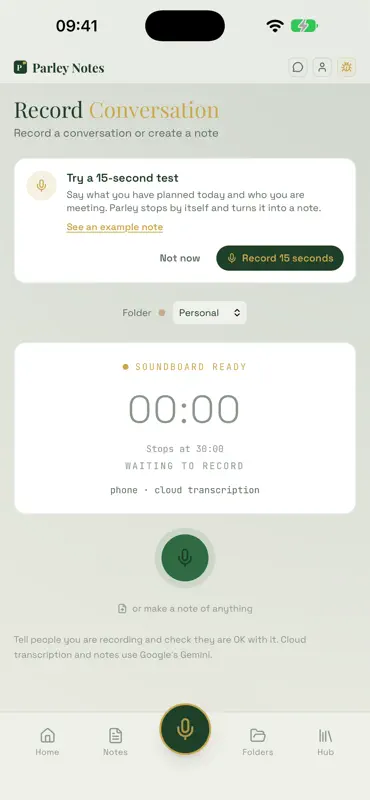 Parley Notes screenshot 3 of 6