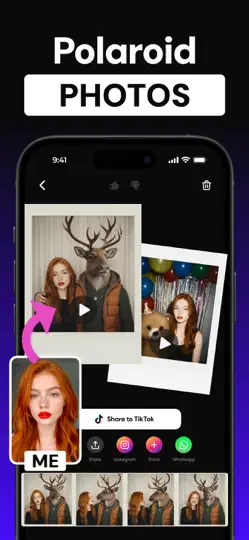 Captura de pantalla de Boom: Generador De Video De IA en iPhone 4