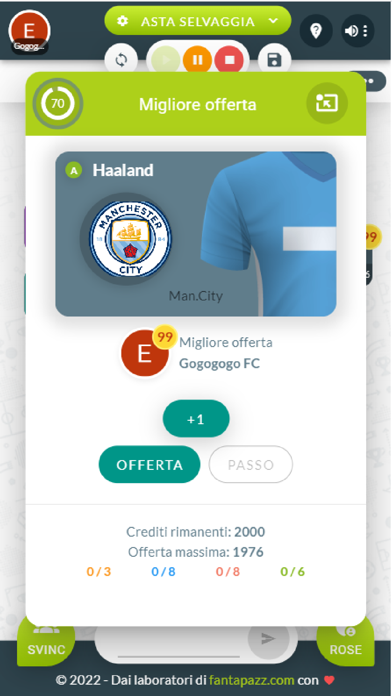 Fantapazz - FantaEuro'24 Screenshot