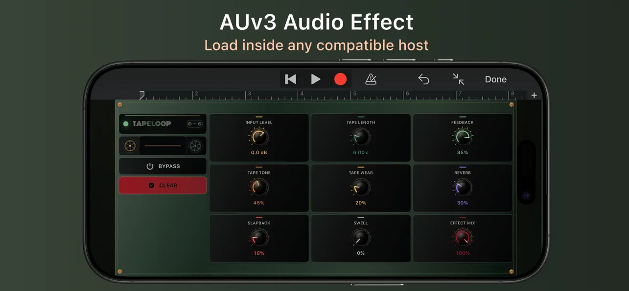 Screenshot #2 pour Tape Loop Machine