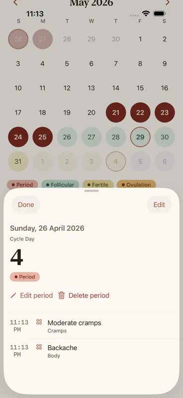 Lumi: Period & Ovulation screenshot 7 of 10