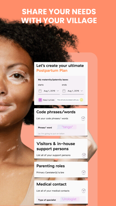 Motherocity Postpartum Tracker Screenshot