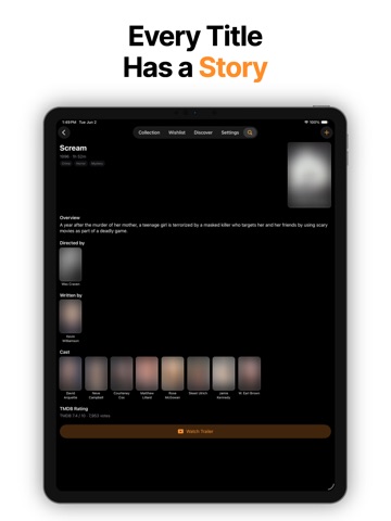 Movie Addict: 4K & DVD Tracker iPad screenshot