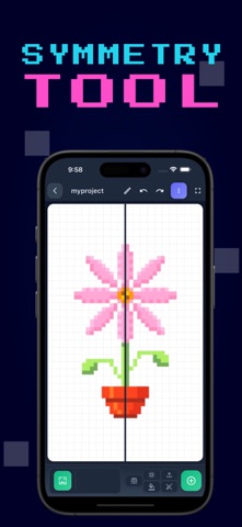 PixelFlux | Pixel Art Drawing screenshot