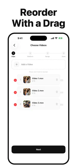 Video Merge: Combine Clips screenshot 1