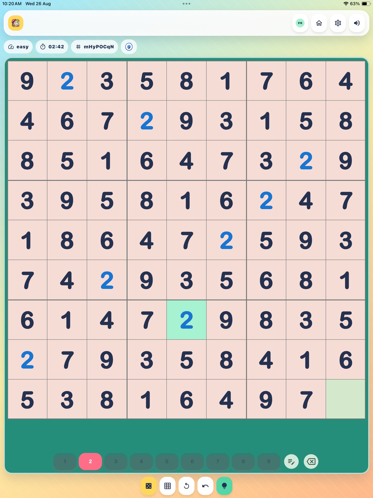 Screenshot 7 of Sudoku - Classic Puzzle No Ads
