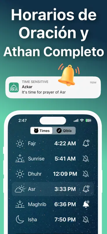 Azkar - اذكار : Adhan & Salat screenshot 3 of 10