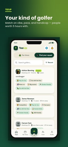 TeeUp screenshot