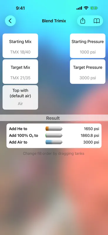 Trimix Tools screenshot 1 of 10