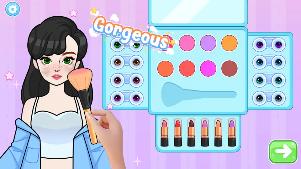 Captura de pantalla de Paper Doll Makeover & Dress Up en iPhone 4