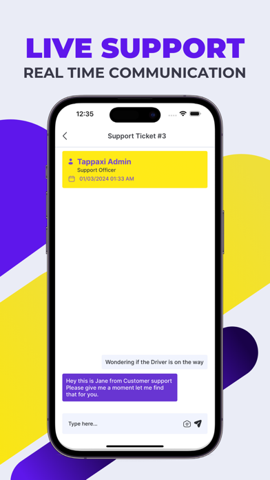 Airport Taxi app UK: TappAXI Screenshot