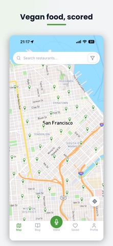 VeganMapAI: Restaurant Finder Screenshot 1 of 6