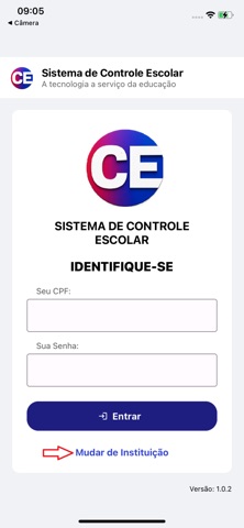 Sistema de Controle Escolar screenshot