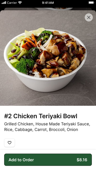 B & C Teriyaki iPhone screenshot 3 - Food & Drink app