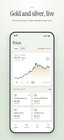 Dukat: Gold Price Tracker screenshot 1
