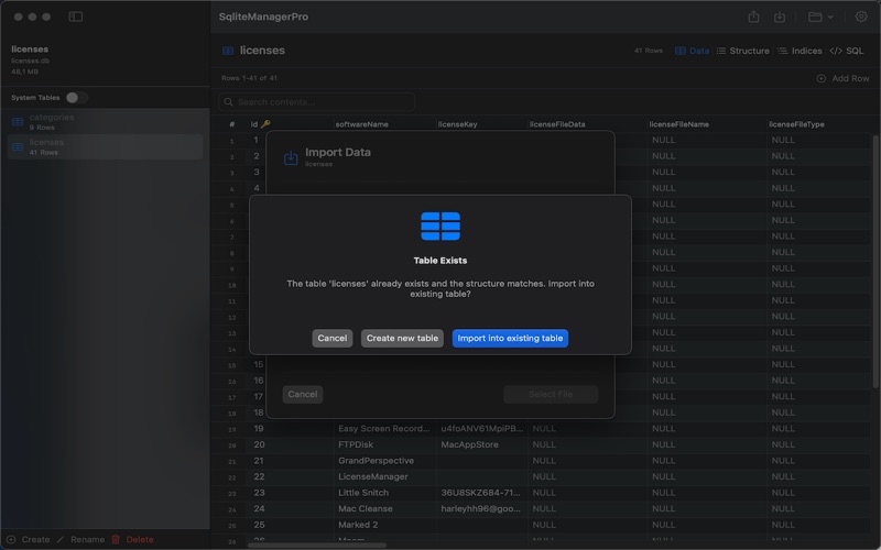 App screenshot