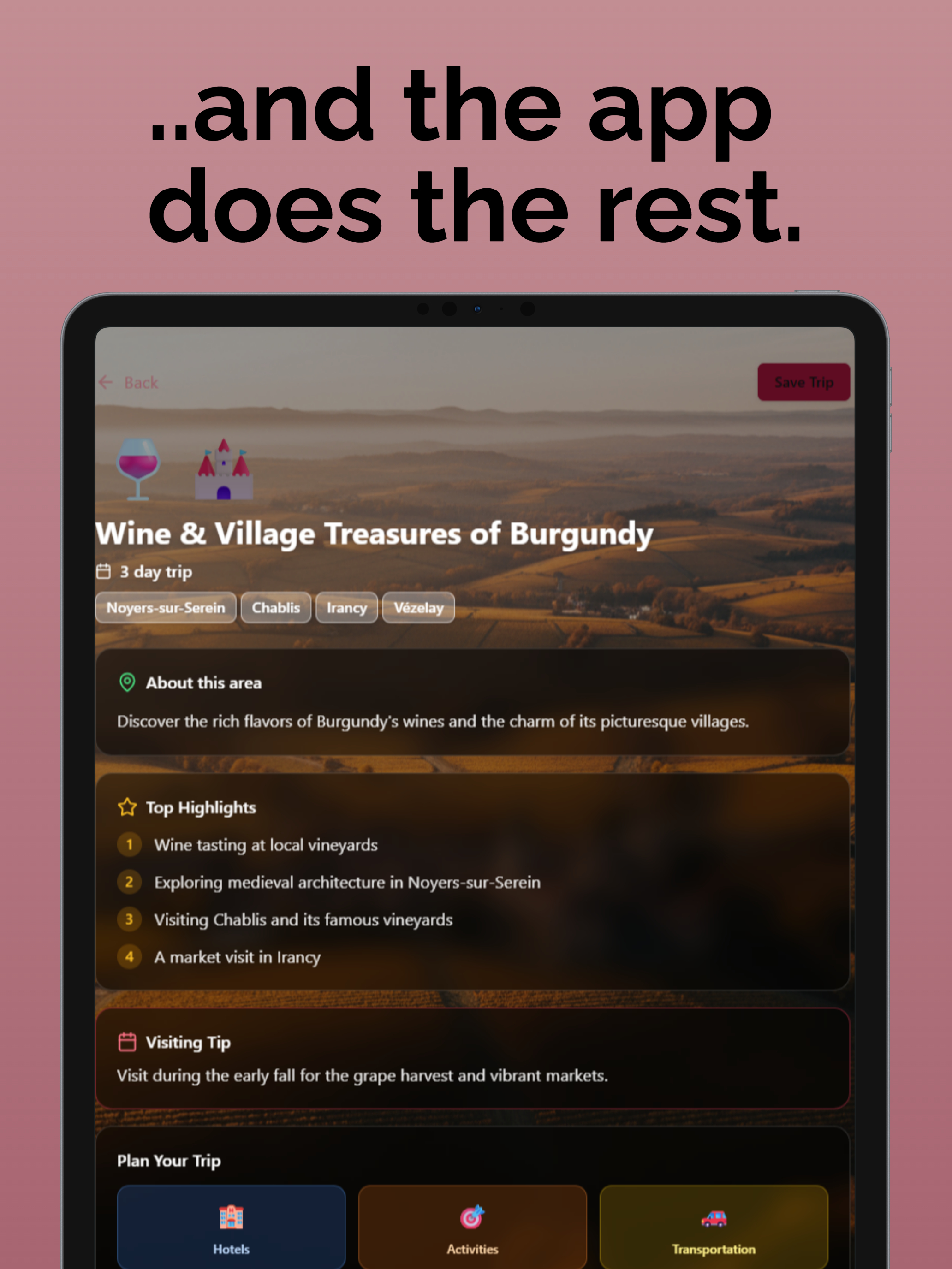 Burgundy Guide - Trip Planner screenshot 8
